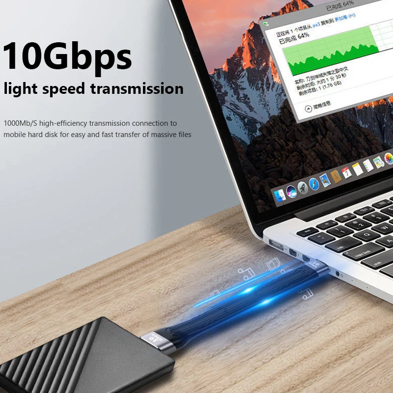 USB Male/Female to Type C Cable Short Charging 1