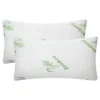 2Pcs Bamboo Memory Foam Pillow For Head Neck Rest Sleeping Shredded Pillow Washable Cover Queen Size Pillow 1