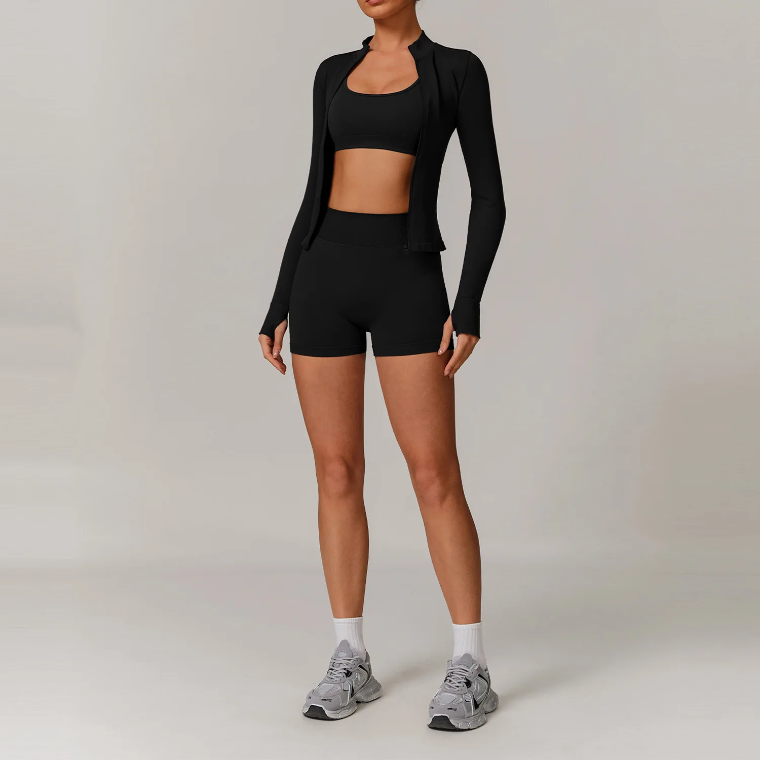 Seamless Yoga Set for Women 2/3PCS Sports Bra & Leggings Fitness Tracksuit