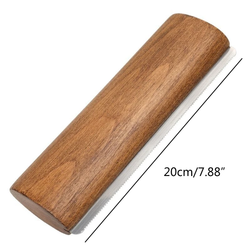 Wooden Handle Horse Shedding Brush Horse Hair Brush Scrapers Pet Hair Removal Tool 6