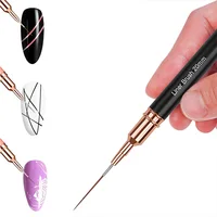 5pcs Professional Nail Art Liners Striping Brushes Ultra-thin Line Detail Drawing Painting Brushes Pen Nail Tools 4/8/12/20/25mm 2