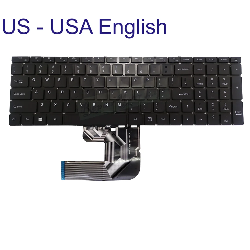 Teclado para Teclast F15s Bmax X15 us Francês Francês Brasil Brasil Inglês Brasileiro Pt-br Layout - Imagem 3