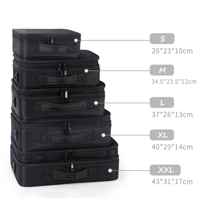 Professional Cosmetic Bag for Women Leather Cosmetic Bags Waterproof Oxford Large Capacity Travel Makeup Case for Makeup Artist 2