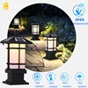 Solar Powered Pathway Lamp Industrial Retro Aluminum Waterproof Landscape Lighting for Yard Lawn Patio Driveway Sidewalk Walkway 3