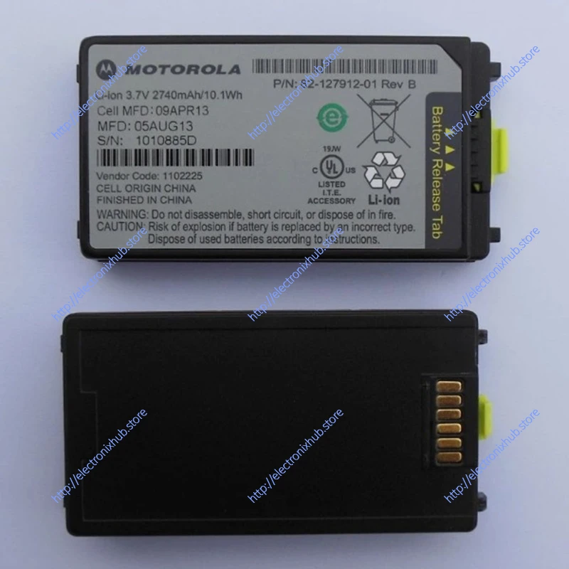 모토로라 심볼 MC3090 MC3100 MC3190, 2740mAh 대용량, PN 82-127912-01 Rev B용 배터리, 2740mAh, 신제품