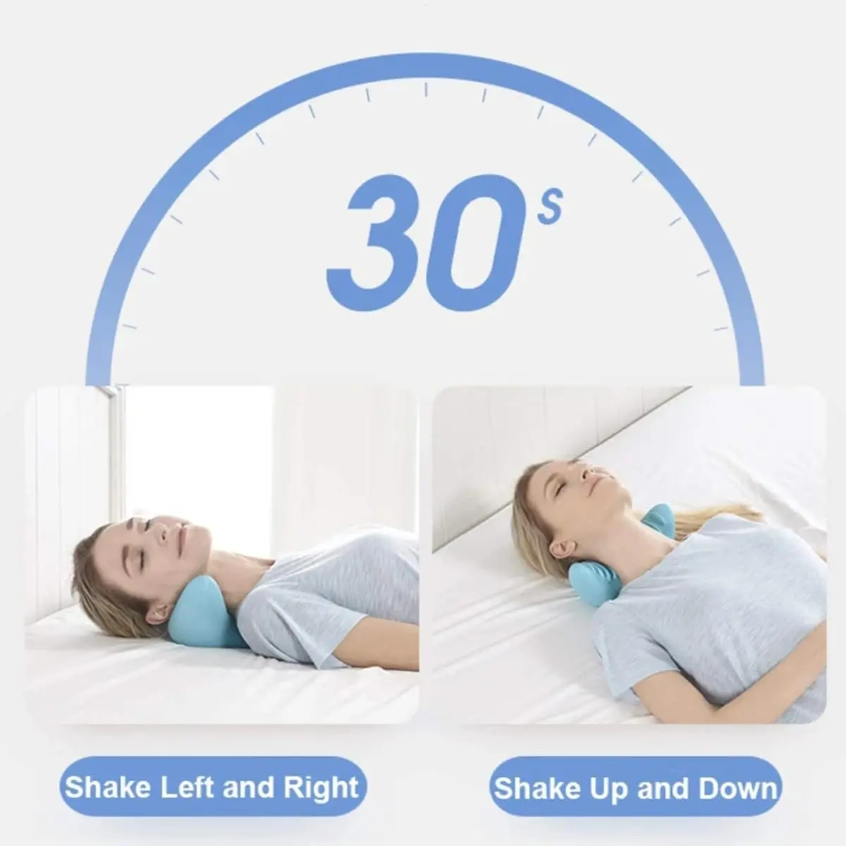 Neck and Shoulder Relaxer Cervical Traction Device Acupressure Neck Shoulder Back Support Massage Pillow Stretcher