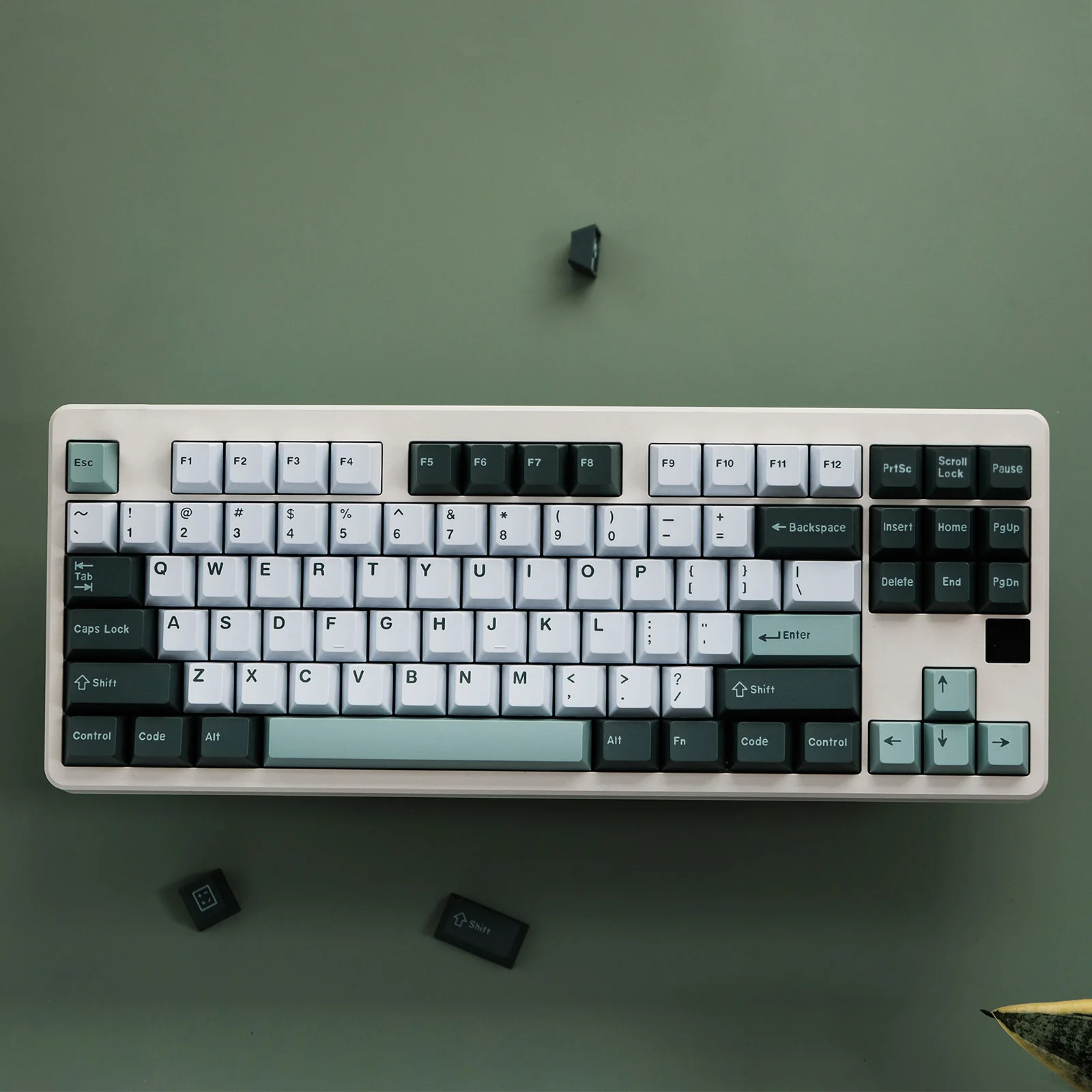 Gmk Botânico Keycaps Grupo Keycap Teclado Mecânico Perfil Cereja Tiro Duplo 1.75u Shift 2u Iso Entrar