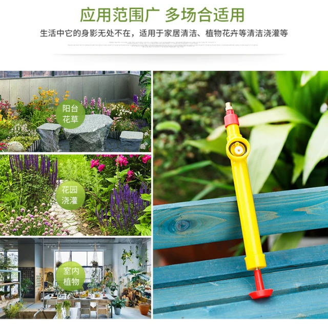 Állítható Ital Palack Spray -Fej Nagynyomású Légszivattyú Kézi Permetező Fúvóka Kerti Öntöző Szerszám Univerzális - Image 6