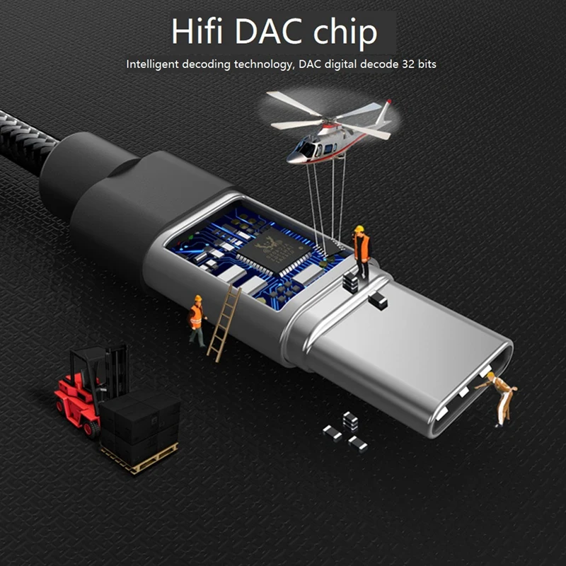 -C-AUX    ̺ DAC ڵ ڵ 3.5MM  ̺,   ȭ 