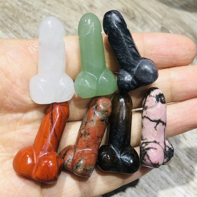 Funny Penis Gemstones Crystal Stone 3.2cm 2