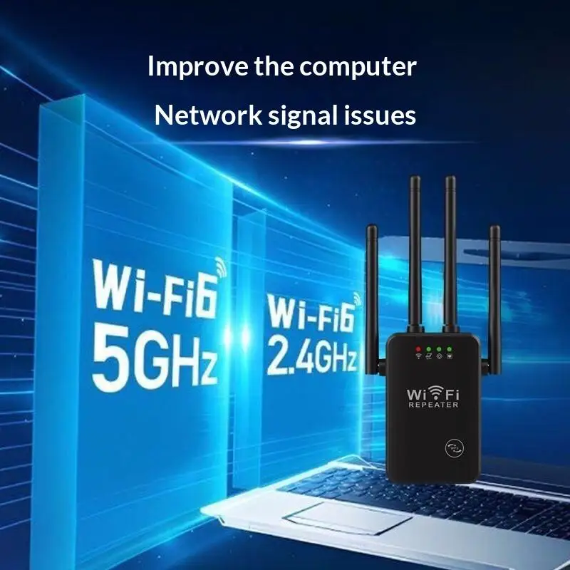 /KQM/300Mbps 와이파이 리피터 장거리 와이파이 확장기 증폭기 신호 증폭 안테나 리피터