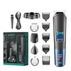 VGR 5 in 1 Mens Grooming Kit Professional Electric Shaver Beard and Nose Hair Trimmer Barber Hair Clipper Set V-108 6