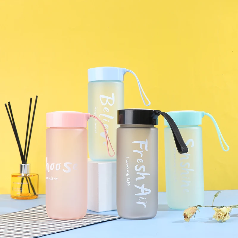 600ML Portable Water Bottle Biking Travel Water Bottle Creative Drinking Cup