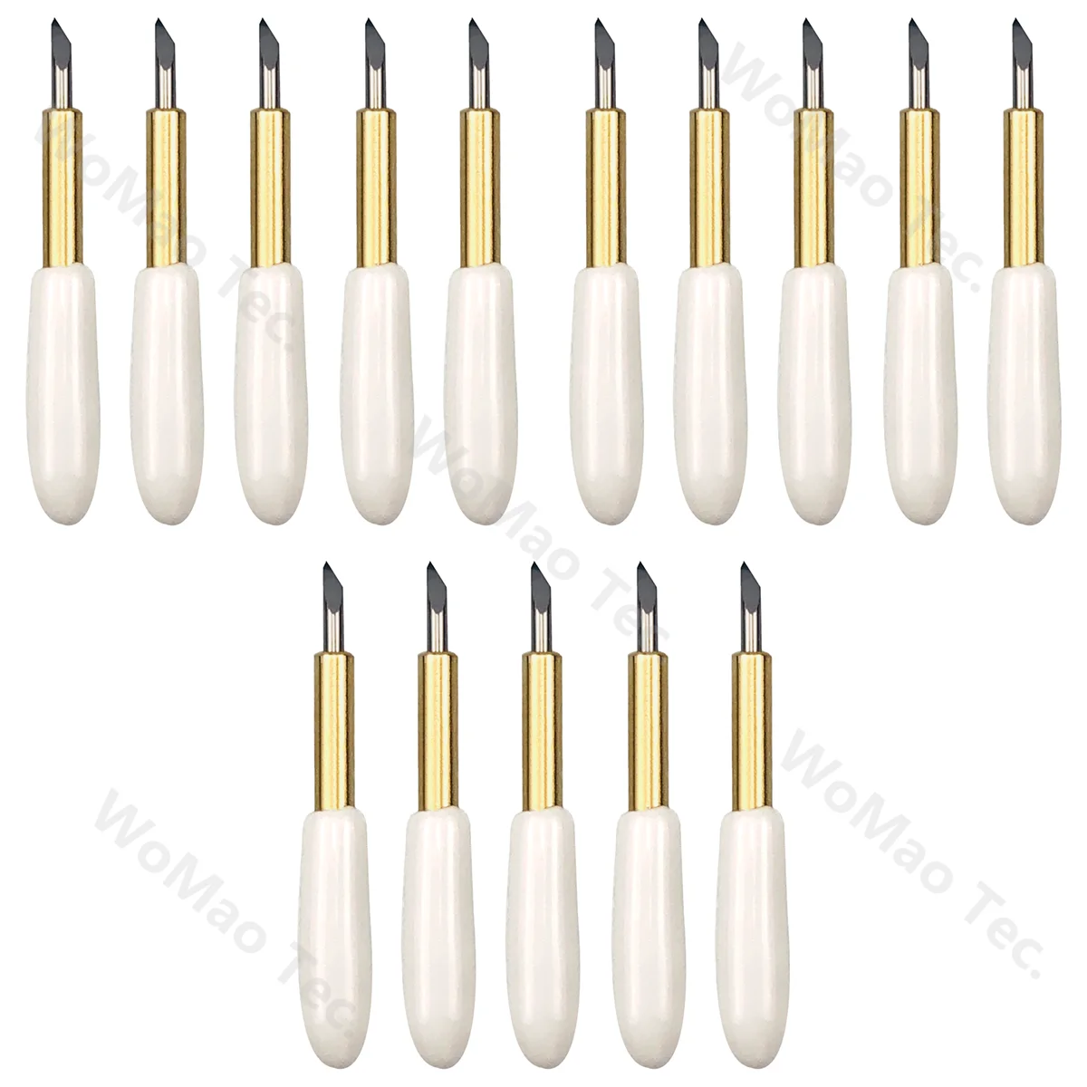 15Pcs Premium Fine Deep Point Blade Per Cricut Maker 3 2 1/Cricut Explore 3/Explore Air/Roland/Cameo/Gcc Jaguar/Sunshine/Deepcut