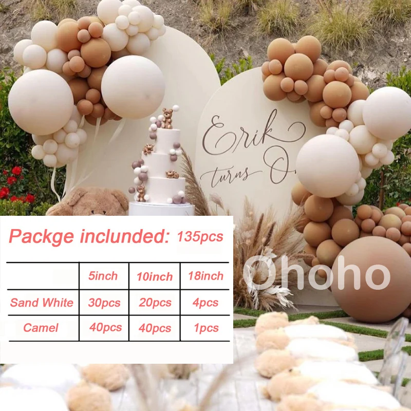 135pcs Camel Beige