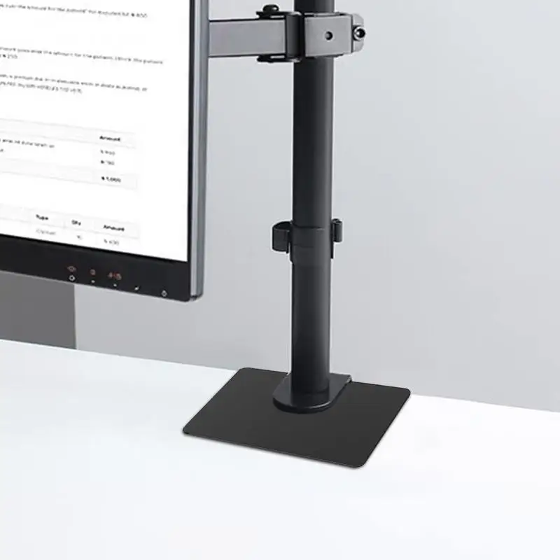 Monitor Mount Reinforcement Plate Suporte de Aço para Vidro Fino e Outros Frágeis Table Tops Compatível com a Maioria - Imagem 2