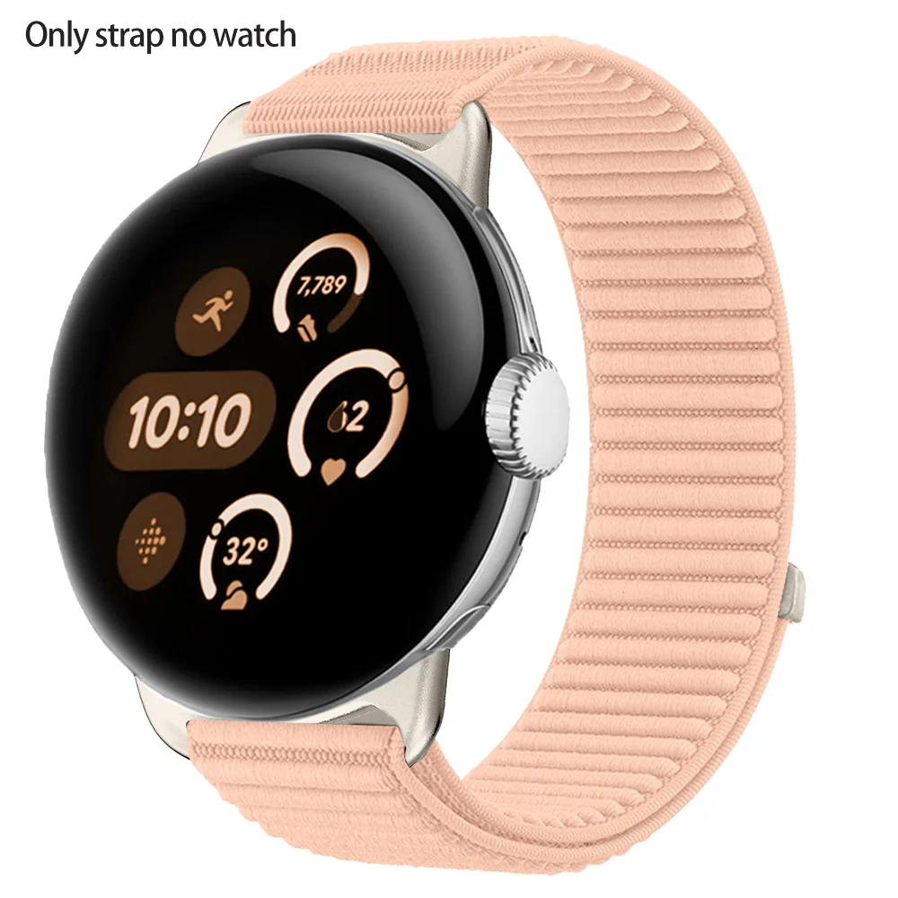 Nylon Loop Sport Strap - Comfortable Braided Bracelet for Smartwatch