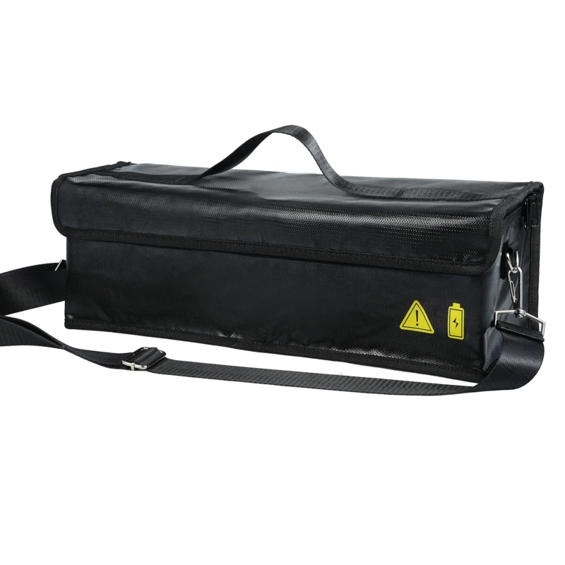 Sac ignifuge pour batterie drone 41x12x13cm - Protection feu et eau