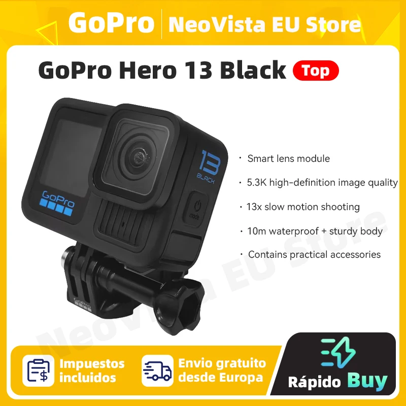 Kamera gopro Hero 13 Black z EU za $311.95 / ~1142zł Kamera gopro Hero 13 Black z EU za $311.95 / ~1142zł