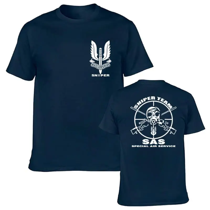 stenografi Mindre end øverst SAS Special Air Service British Army Special Forces Sniper T shirt Men's 100%  Cotton Short Sleeve Summer T-Shirt Adlut Top Tee _ - AliExpress Mobile