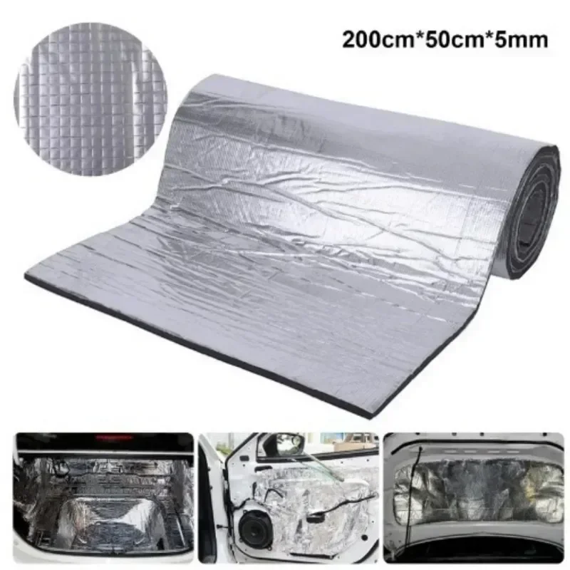 2000*500/250*400mm 5/10mm Auto Sound Matte Proofing Deadener Wärme Schalldämmung Trittschalldämmung matte Haube Geschlossene Zelle Schaum Zubehör – Detail 5
