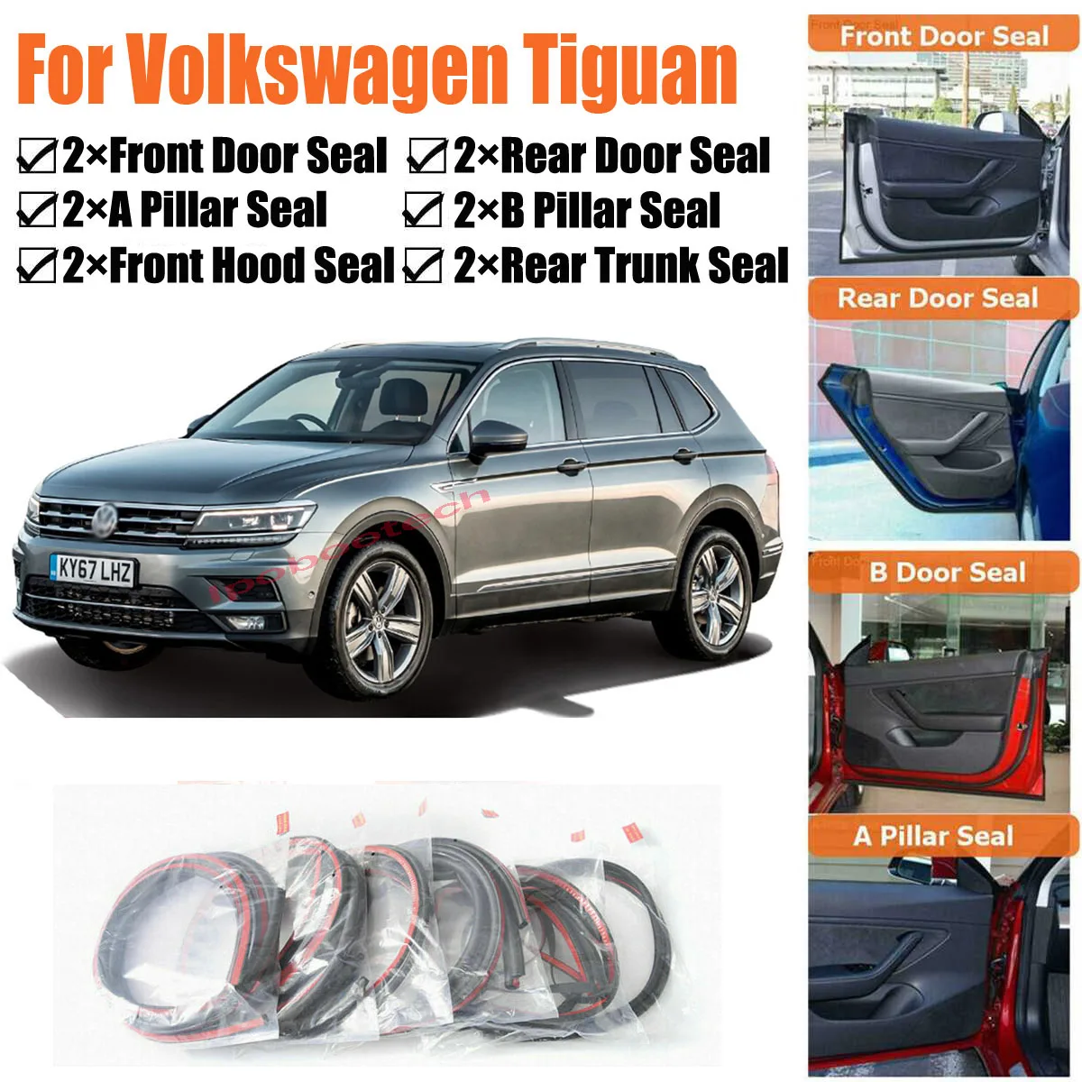 nuovissimo-kit-di-guarnizioni-per-porte-auto-in-gomma-insonorizzata-striscia-di-tiraggio-del-vento-riduzione-del-rumore-adatto-per-volkswagen-tiguan