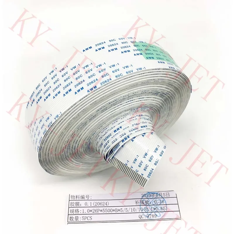 

Senyang плата длинный Дата кабель, 26 контактов, Шаг 1,0 мм B для XP600, DX5, DX7 головка для струйной машины, FFC плоский кабель для передачи данных
