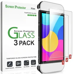 Premium Tempered Glass Screen Protector Film for Nintendo Switch Series (2pcs For Switch Lite)