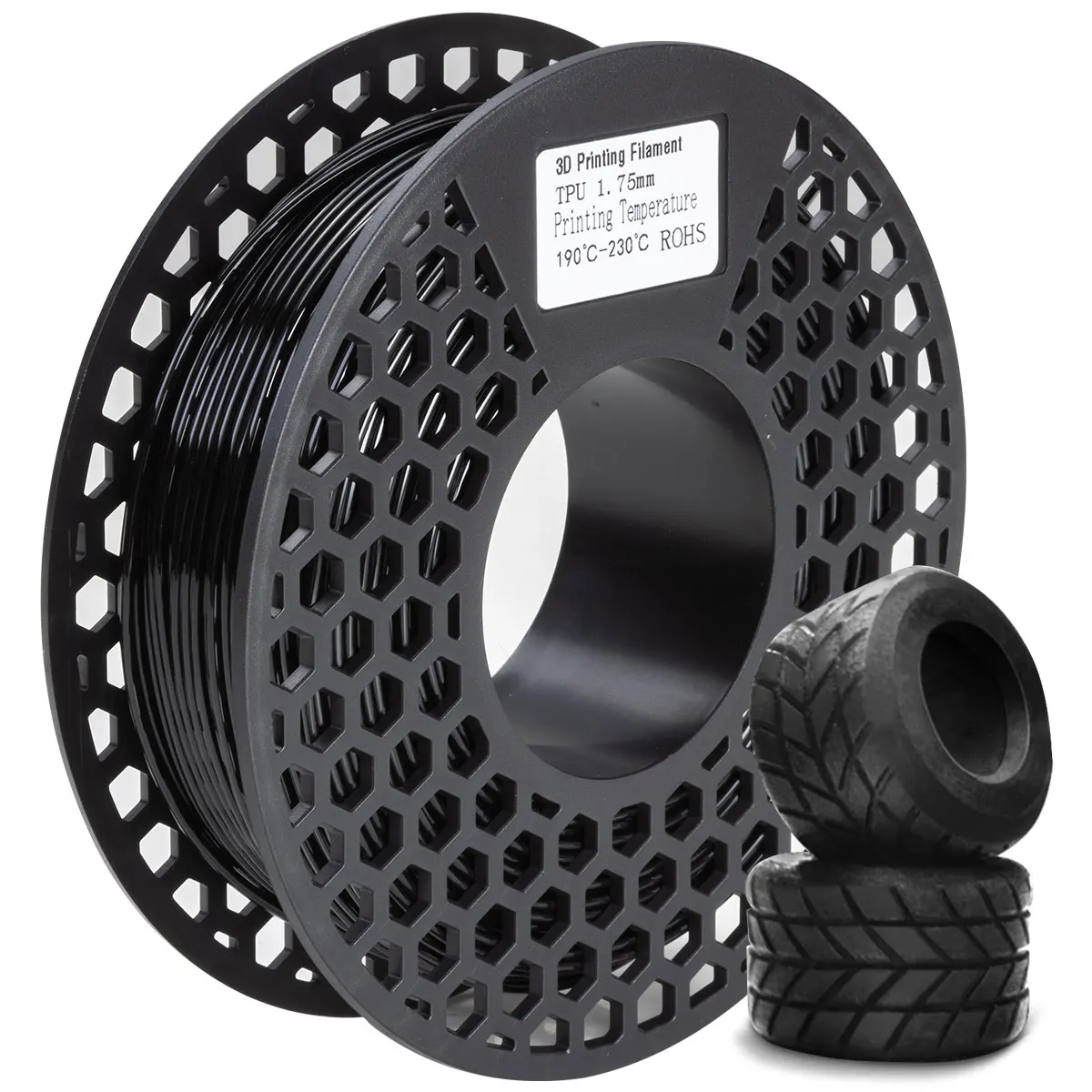 3D printer filaments 200g TPU Filament Flexible material 3D Printers Non-Toxic Good Aging Resistance Odorless Soft Prints Toys