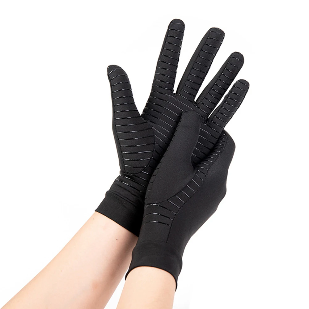 Sports Gloves Copper Fiber Spandex Touch Screen Running Cycling Winter Full Finger