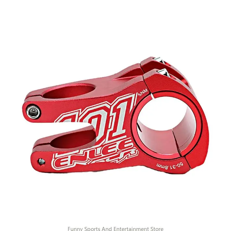 C4DE Mountain Bike Stem 31.8mm 28.6mm Aluminum Alloy Stem Short Handlebar Stem Riser For Mtb Dh, 50mm