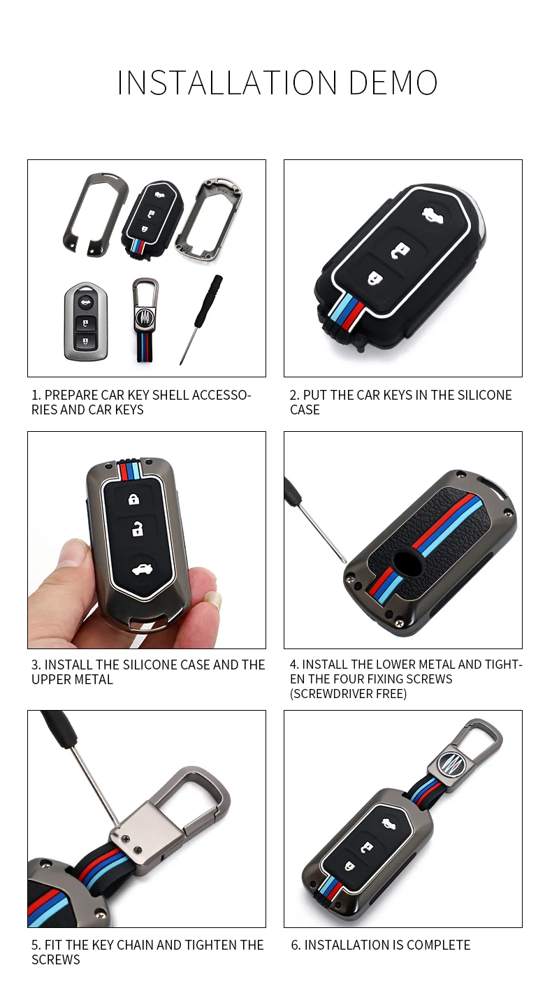 Zinc Alloy Car Key Fob Cover Case Shell Set for TOYOTA Corolla Verso 2004 2006 2007 Prius Gen 20 2005 2008 Remote Accessories 23 Zinc Alloy Car Key Fob Cover Case Shell Set for TOYOTA Corolla Verso 2004 2006 2007 Prius Gen 20 2005 2008 Remote Accessories - S42bbfde5205c4d02a0923e171beb5fe9s