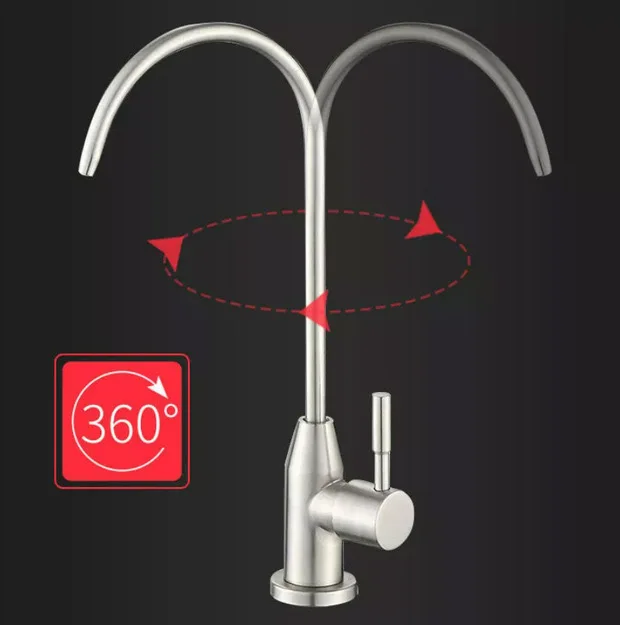 Description Picture 6 of itemWater Filter Purifier Faucet, Lead-Free Stainless Steel Faucet Water Easy to Install Filtration System Kitchen Faucet ﻿