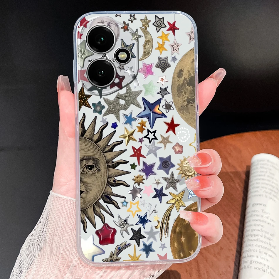 Cupid-Angel Soft Clear Silicone Anti-Drop Phone Case - Slim Protective Back Cover