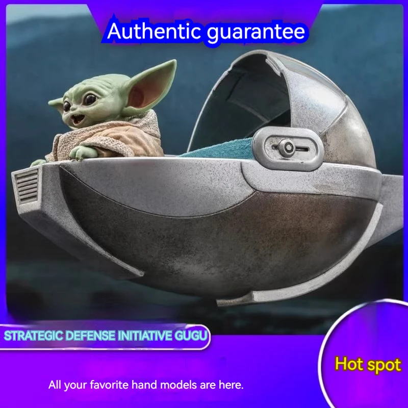 

Hot Toys Genuine Handmade 1/6 Strategic Defense Initiative Mandalorian Yoda Baby Gugu 2.0 Scene Set Doll Collection