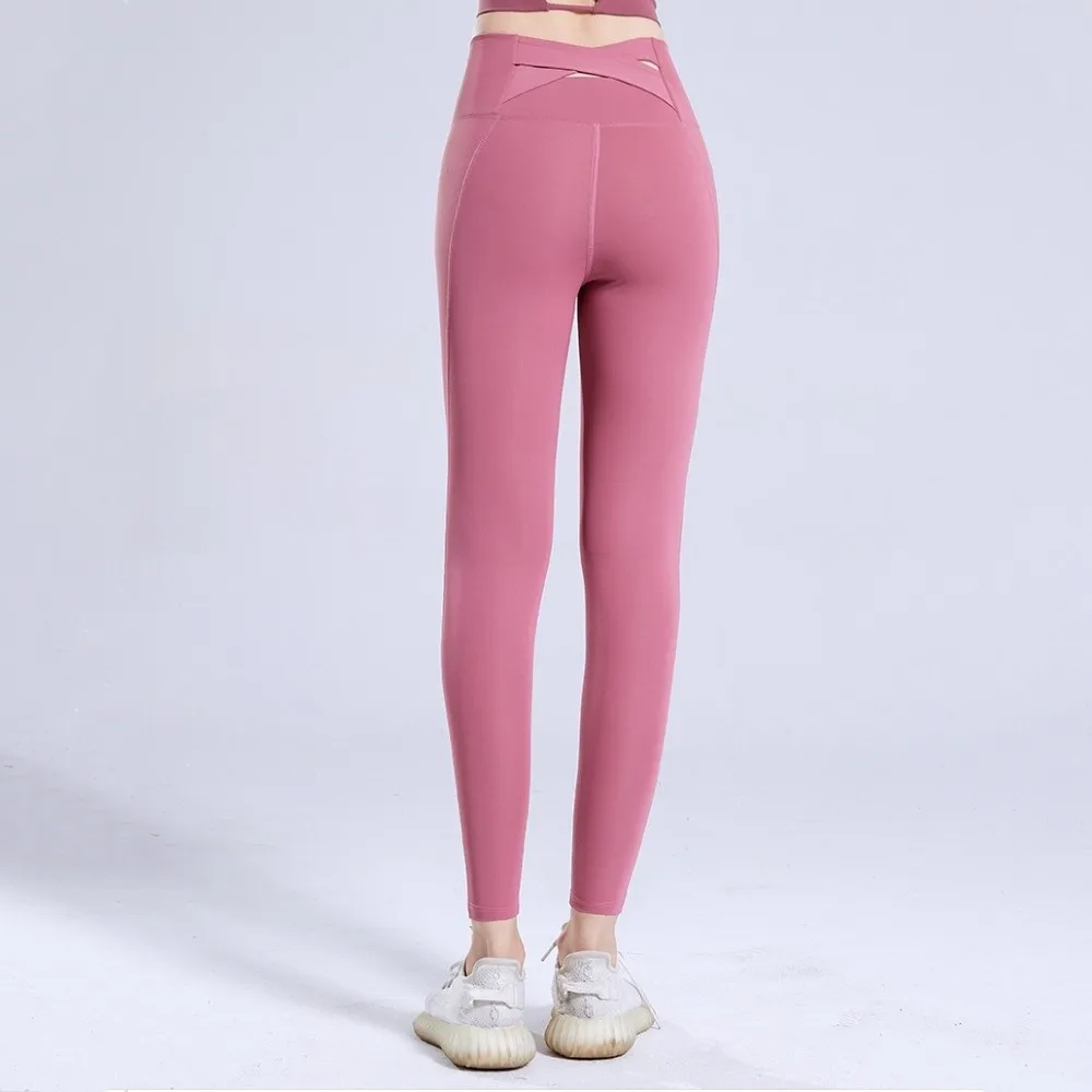 Shapewear Tight Hip Lift Yoga Pants Breathable Elastic Yoga Leggings Slimming Seamless Tummy Control Pilates Pants Female