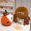 Halloween Pumpkin Bat Doll Holiday Plush Toys Lovely Soft Plant Stuffed Doll Holidays Props Birthday Gift Decor Throw Pillow 5