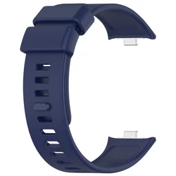 Premium Silicone Watchband and Case Frame Accessory (Navyblue Strap)