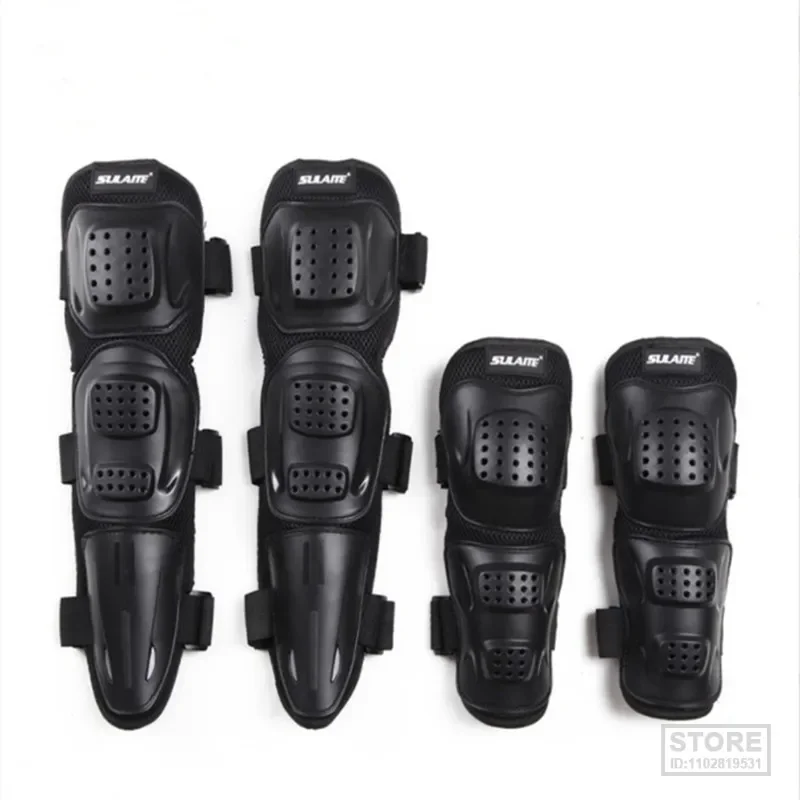 

4Pcs/Set Motorcycle Knee Pads Motocross Off-road Guard Protective Gear Moto Protection Riding Elbow Four Seasons NEW