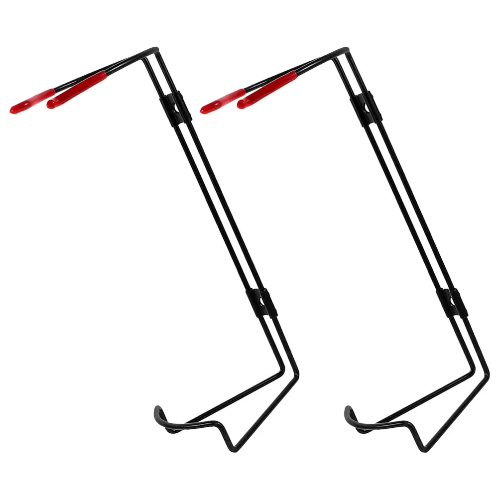 

2 Pcs Wall Hook Bracess Mounting Buckle Bracket Steel Holder