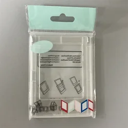 Magnetic Acrylic 3-Inch Minimalist Photo Frame (Transparent)