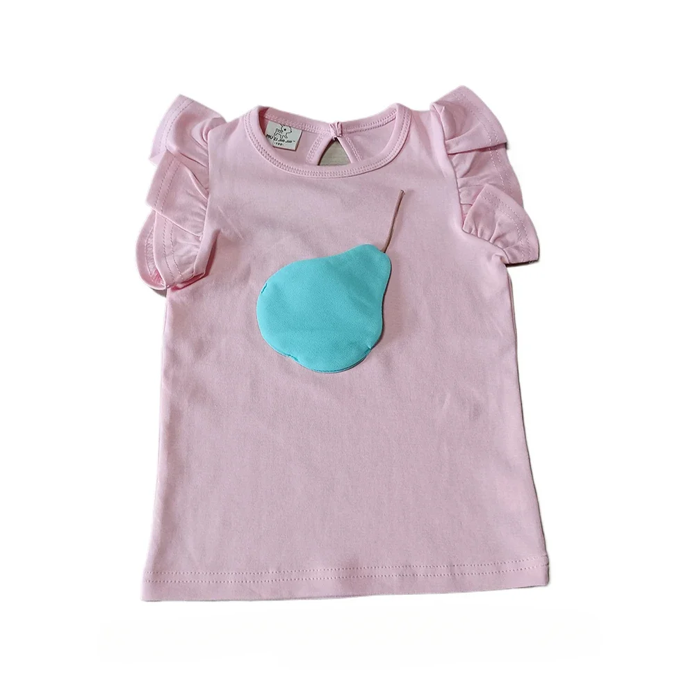 

Kids t-shirt for girls 2-6 years cute summer new cotton clothes