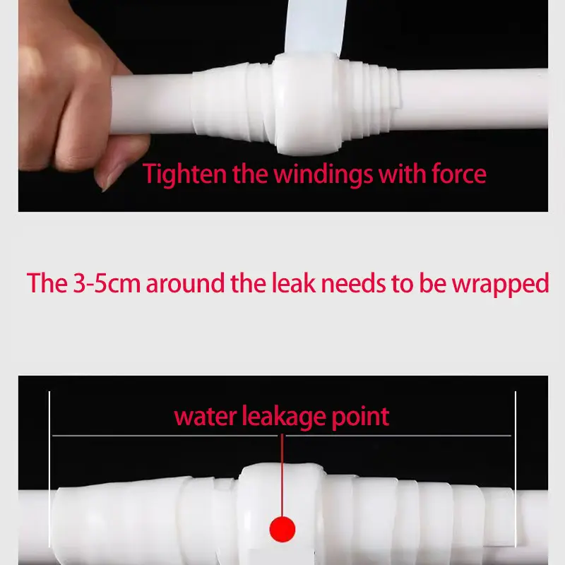 Black Self-Fusing Silicone Tape Cinta Impermeable Sellante Leak-stopping Water-stopping Repair Waterproof Sealing Tape - Image 5