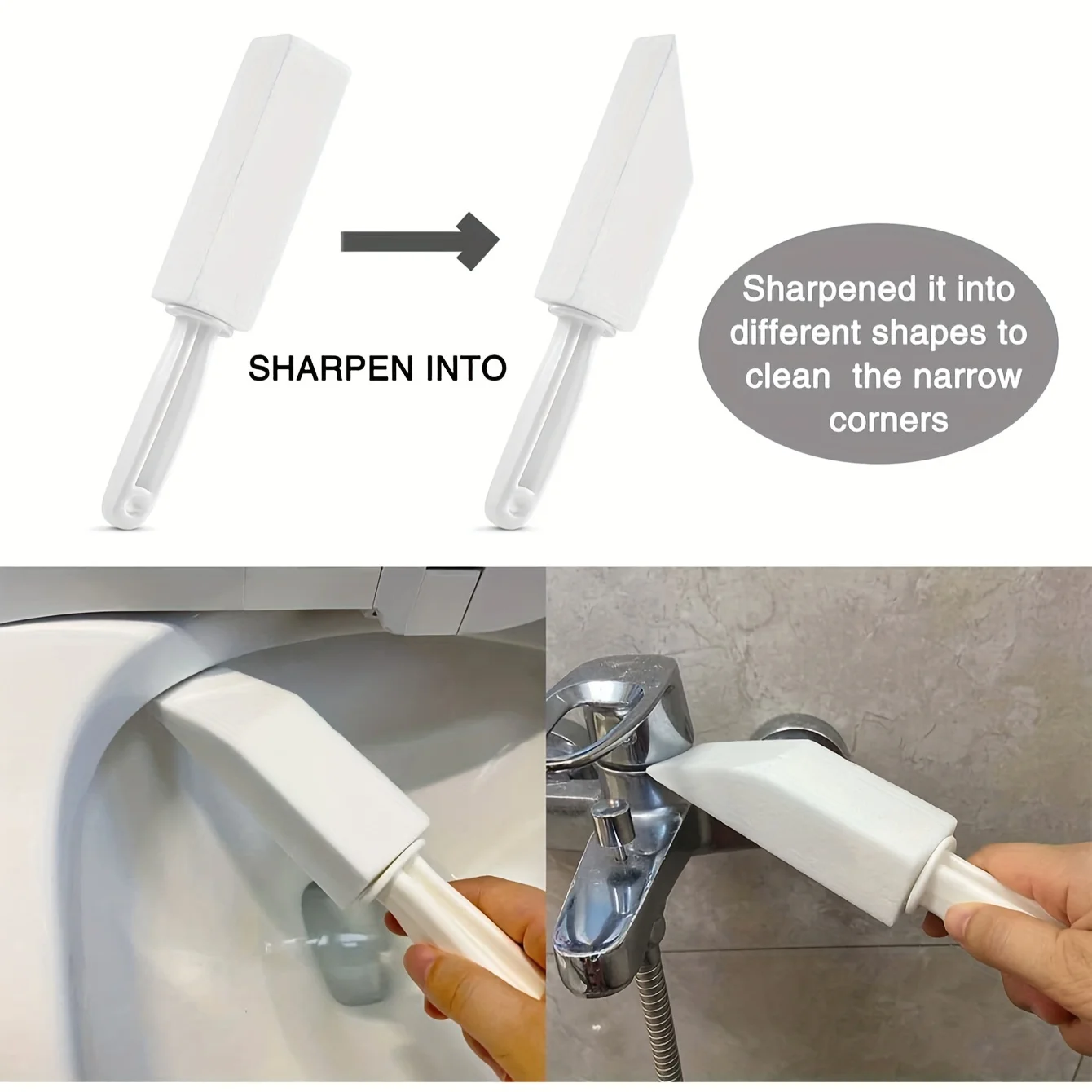 1pc-Use this pumice stone toilet cleaner to eliminate stubborn hard water rings - perfect for home cleaning, bathroom tools