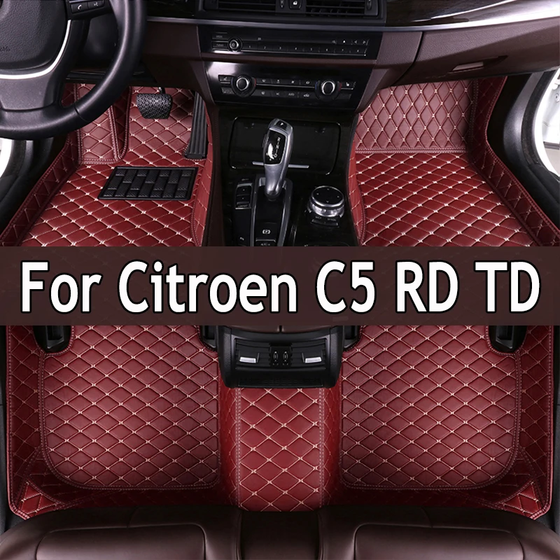 

Car Mats For Citroen C5 RD TD 2007~2015 Auto Non-slip leather Mat Durable Pad Auto Rugs Carpets Interior Parts Car Accessories