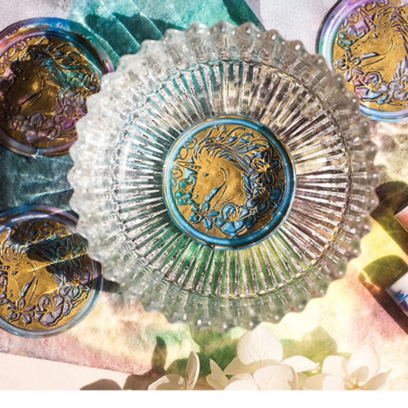 New 30mm Unicorn Seal Wax Stamps Copper Head New DIY 3D Sealling Wax Stamp Envelope Wedding Invitation Crafts Gifts Decoration