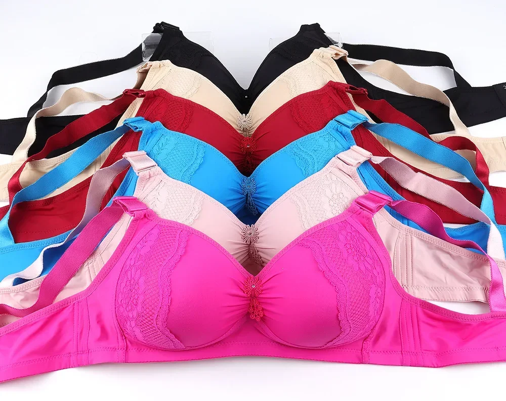 Sexy Lingerie Bras 42-48 B C Cup Push up Brassiere Mommy Girls Seamless Bralette Underwear Female Lingerie Underwear 3