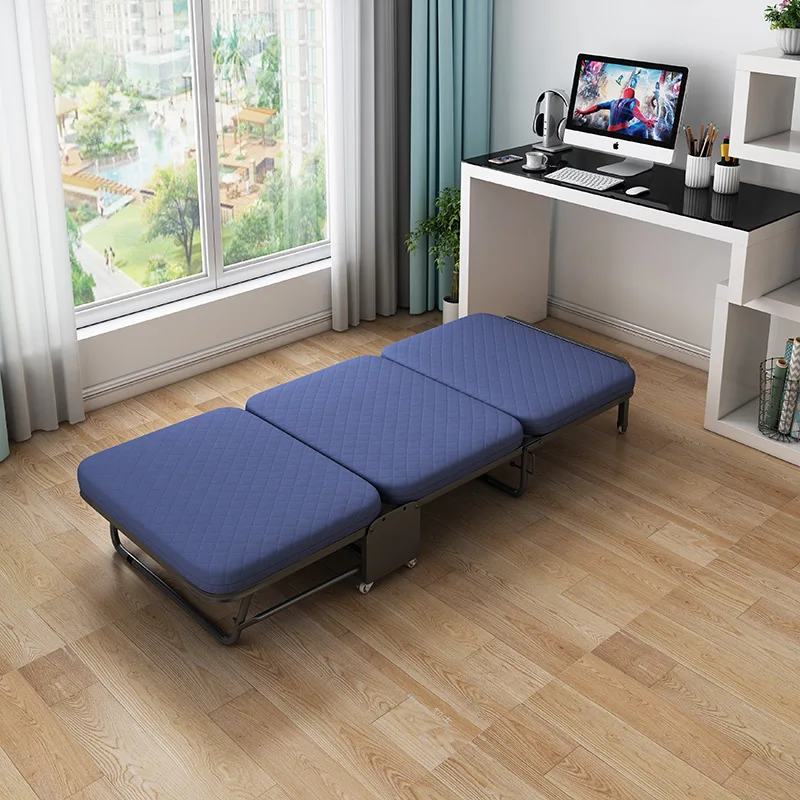 thumbnail image 1 of Cama plegable triple para siesta para una sola persona, portátil, para oficina, con cama plegable ajustable, 1 of 4