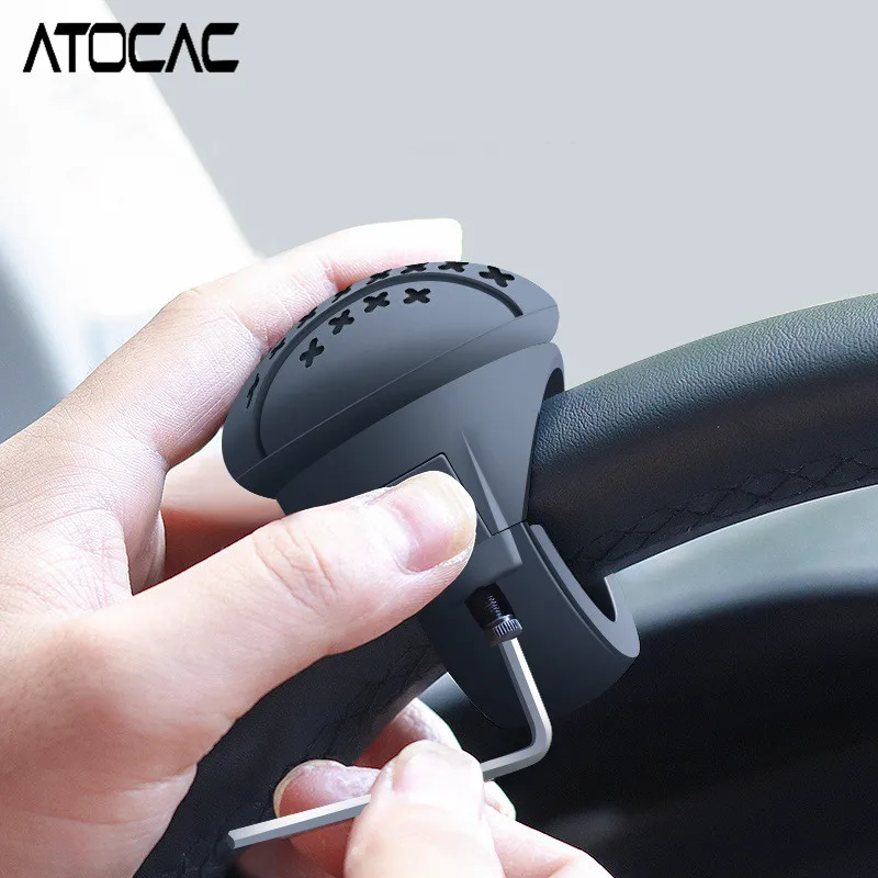 Universal Car Steering Wheel Suicide Spinner Handle Power Ball Booster Spin  Knob Clamp 