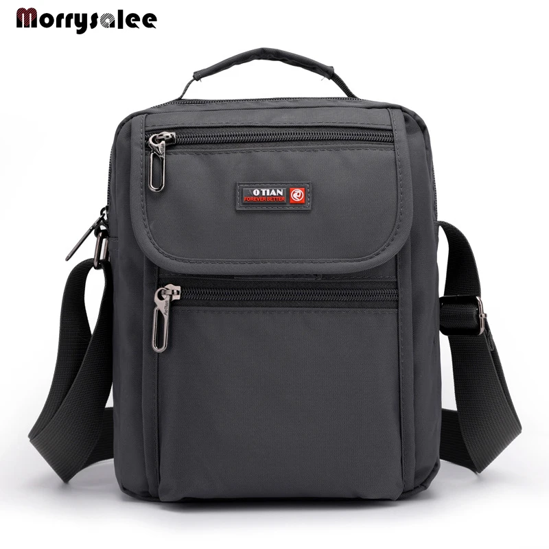 Mens Shoulder Messenger Bag New Arrival Men's Shoulder Bag Waterproof Multi-layer Crossbody Bag Small Size Casual Travel